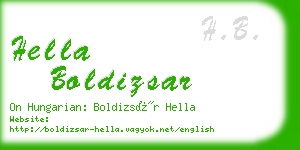 hella boldizsar business card